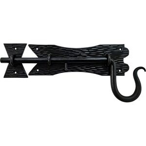 Akatva Premium Wrought Iron Black Antique Powder Coated Door Bolt